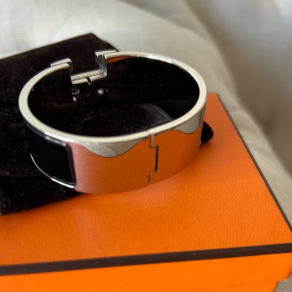 HERMES CLIC CLAC H WIDE BRACELET - Picture 8 of 12